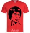 Men's T-Shirt Bruce Lee red фото