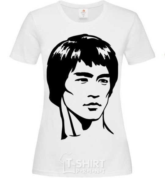 Women's T-shirt Bruce Lee White фото