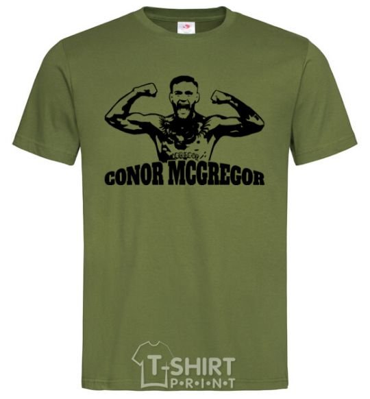Мужская футболка Conor Оливковый фото