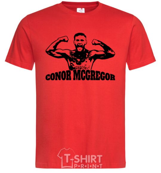 Мужская футболка Conor Красный фото