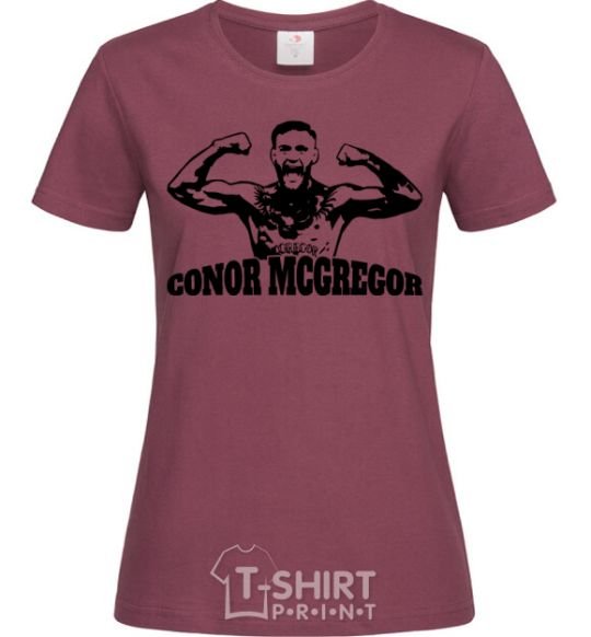 Женская футболка Conor Бордовый фото