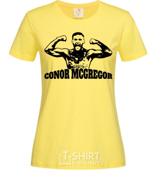 Женская футболка Conor Лимонный фото