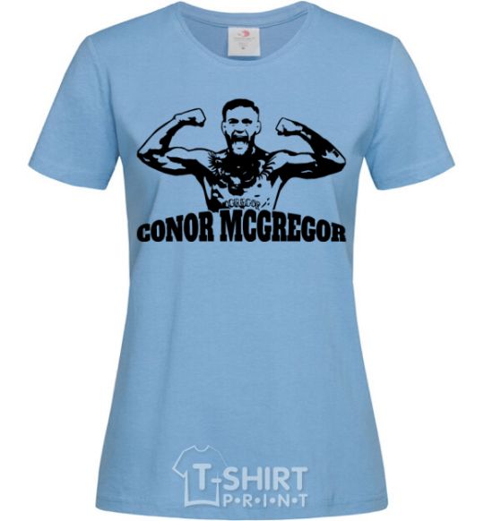 Женская футболка Conor Голубой фото