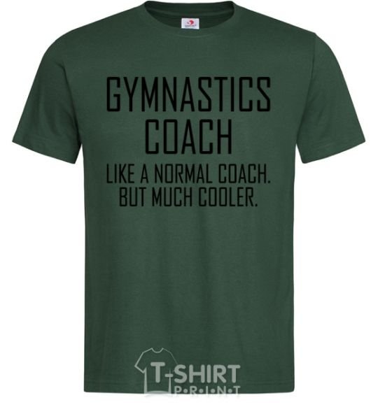 Мужская футболка Gymnastic coach cooler Темно-зеленый фото