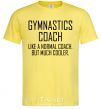 Men's T-Shirt Gymnastic coach cooler cornsilk фото