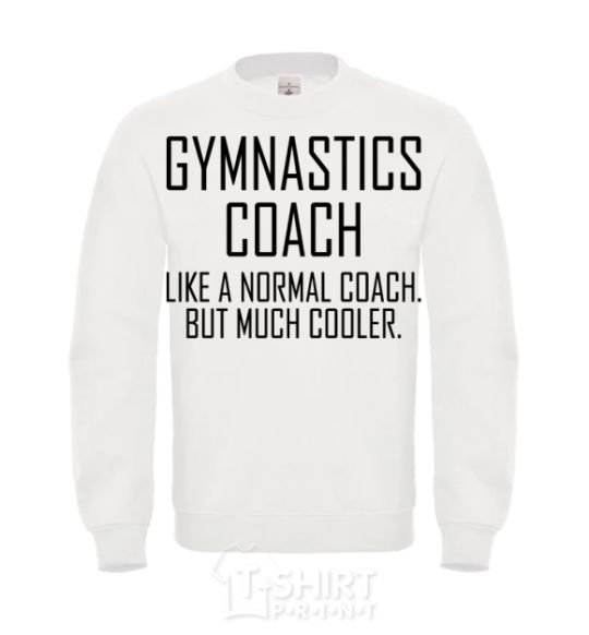 Sweatshirt Gymnastic coach cooler White фото