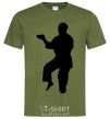 Men's T-Shirt A martial artist millennial-khaki фото