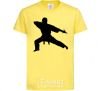 Kids T-shirt The knife thrower cornsilk фото