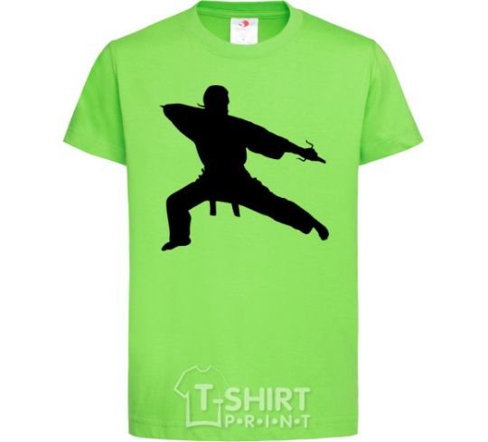 Kids T-shirt The knife thrower orchid-green фото