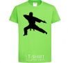 Kids T-shirt The knife thrower orchid-green фото