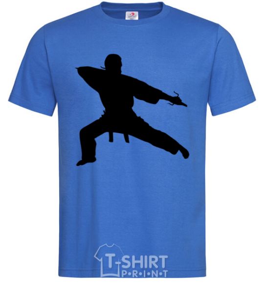 Men's T-Shirt The knife thrower royal-blue фото