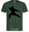 Men's T-Shirt The knife thrower bottle-green фото