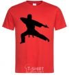 Men's T-Shirt The knife thrower red фото