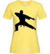 Women's T-shirt The knife thrower cornsilk фото