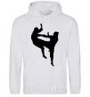 Men`s hoodie Wrestlers sport-grey фото