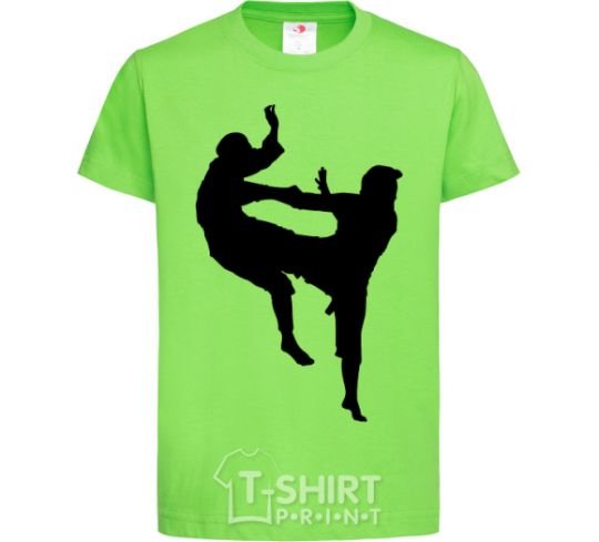 Kids T-shirt Wrestlers orchid-green фото