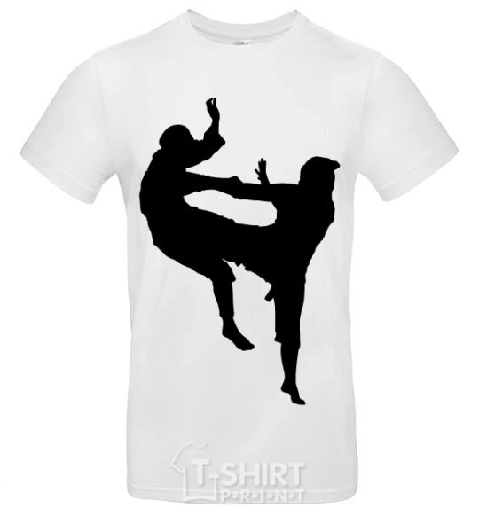 Men's T-Shirt Wrestlers White фото