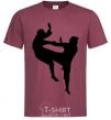 Men's T-Shirt Wrestlers burgundy фото