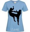 Women's T-shirt Wrestlers sky-blue фото