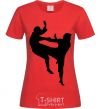 Women's T-shirt Wrestlers red фото