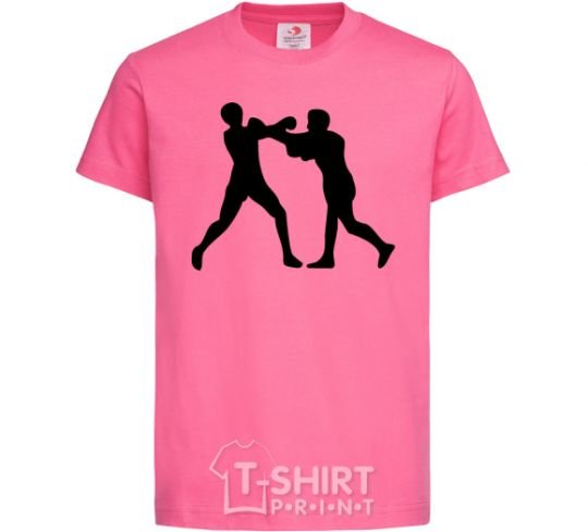 Детская футболка Боксеры Ярко-розовый фото