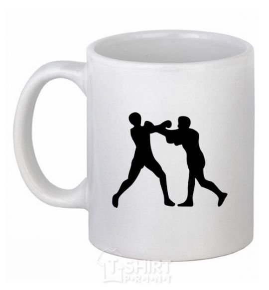 Ceramic mug Boxers White фото