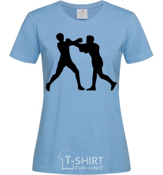 Women's T-shirt Boxers sky-blue фото