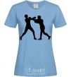 Women's T-shirt Boxers sky-blue фото