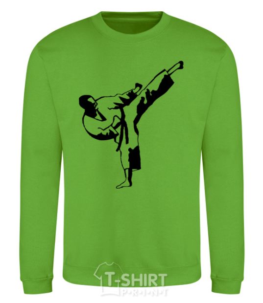 Sweatshirt Taekwondo fighter orchid-green фото