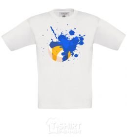 Kids T-shirt Volleyball ball White фото