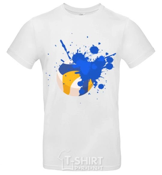 Men's T-Shirt Volleyball ball White фото