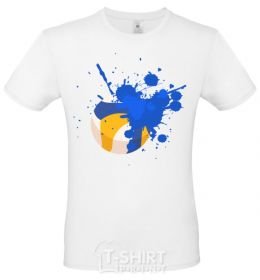 Men's T-Shirt Volleyball ball White фото
