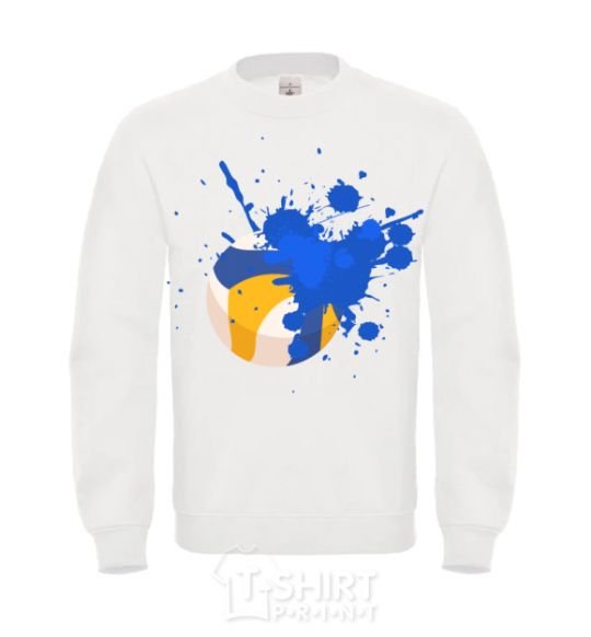 Sweatshirt Volleyball ball White фото