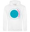 Men`s hoodie Volleyball White фото