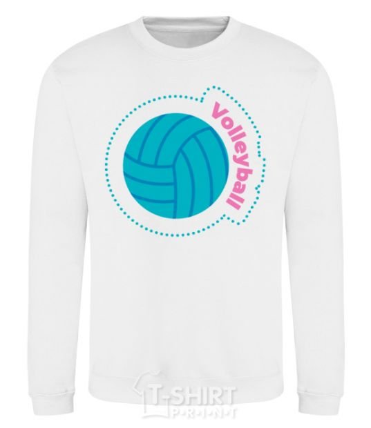 Sweatshirt Volleyball White фото