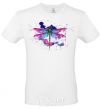 Men's T-Shirt Dragonfly White фото