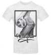 Men's T-Shirt The girl with the volleyball White фото