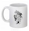 Ceramic mug Rose Clock White фото