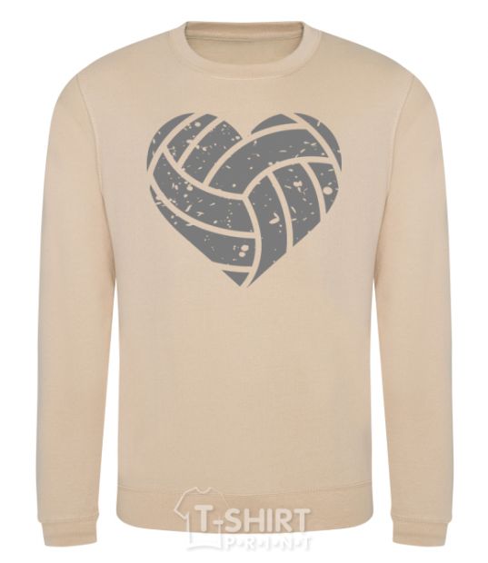 Sweatshirt Volleyball heart sand фото