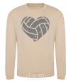 Sweatshirt Volleyball heart sand фото