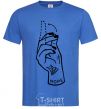 Men's T-Shirt Nope hand royal-blue фото