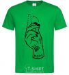 Men's T-Shirt Nope hand kelly-green фото