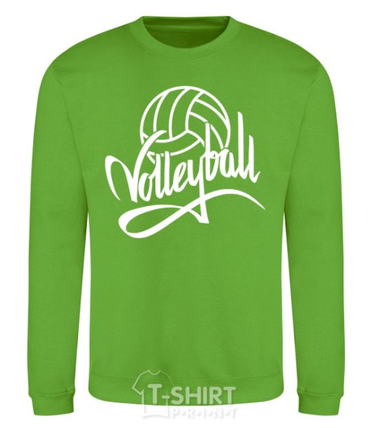 Sweatshirt Volleyball print orchid-green фото