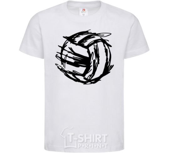 Kids T-shirt Ball strokes White фото