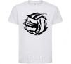 Kids T-shirt Ball strokes White фото