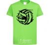 Kids T-shirt Ball strokes orchid-green фото