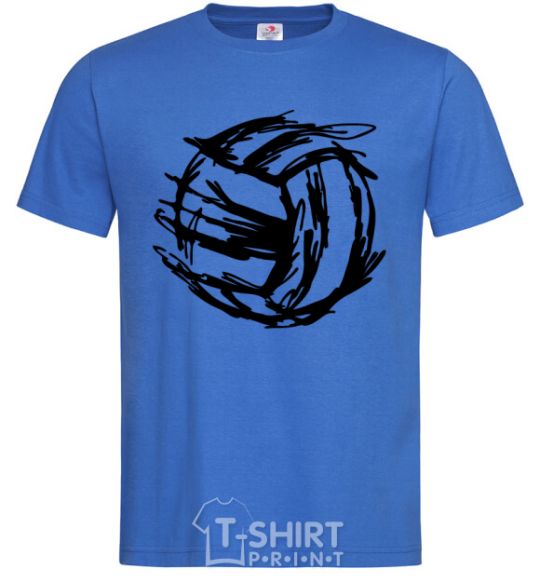 Men's T-Shirt Ball strokes royal-blue фото