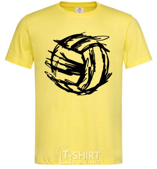 Men's T-Shirt Ball strokes cornsilk фото