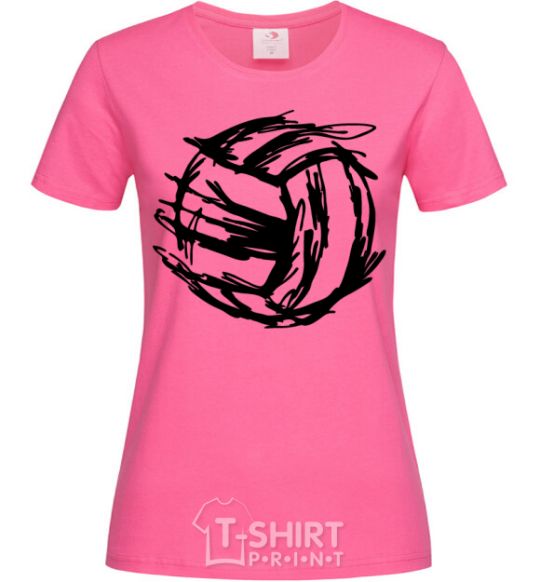 Women's T-shirt Ball strokes heliconia фото