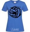 Women's T-shirt Ball strokes royal-blue фото
